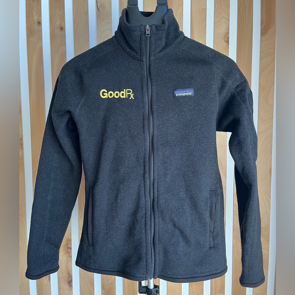 Patagonia Women’s Black Zip Front Fleece Jacket